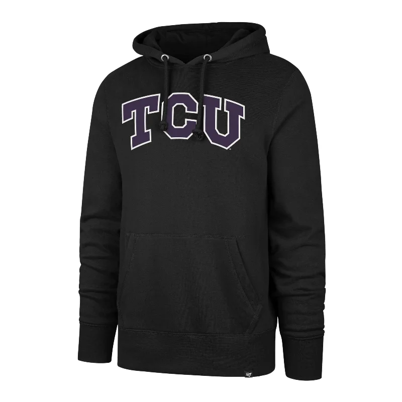 hoodie with adjustable fit for comfort -TEXAS CHRISTIAN HORNED FROGS IMPRINT '47 HEADLINE HOOD