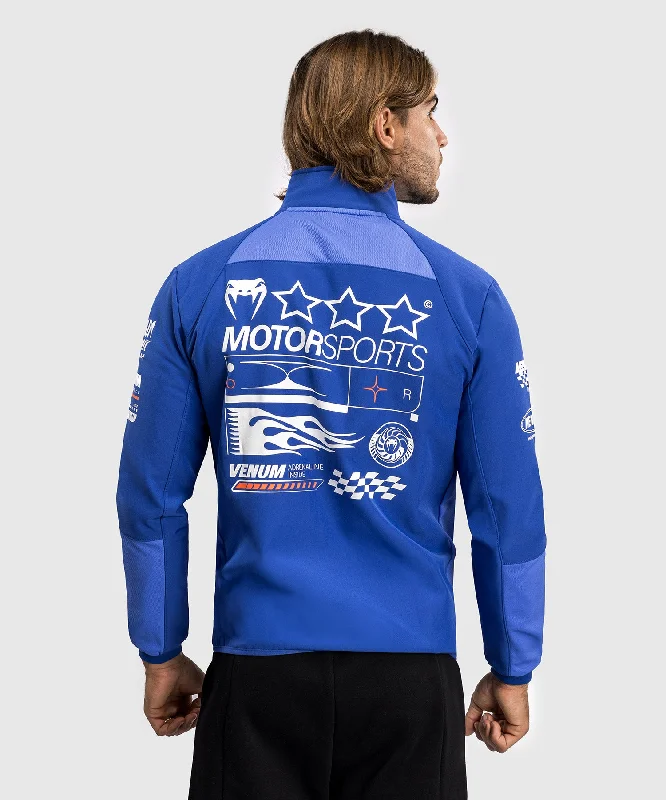 insulated coat for extreme cold-Venum Motorsport Softshell Jacket - Royal Blue