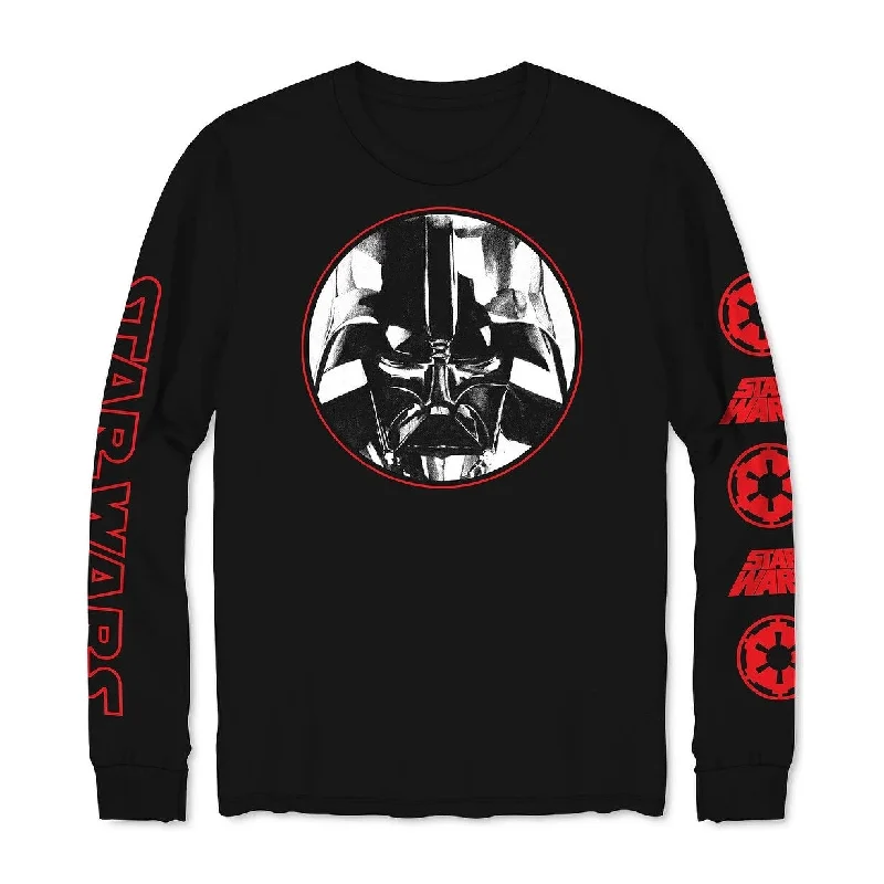 cashmere wool sweater for effortless style-Hybrid Men's Star Wars Darth Vader Sweatshirt Black Size Small