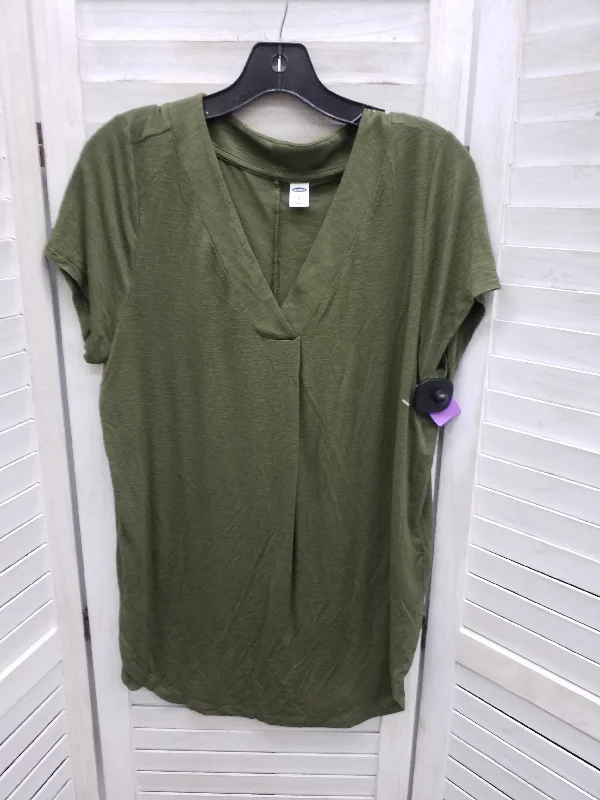 casual stylish short sleeve tee -Top Short Sleeve Basic By Old Navy  Size: M