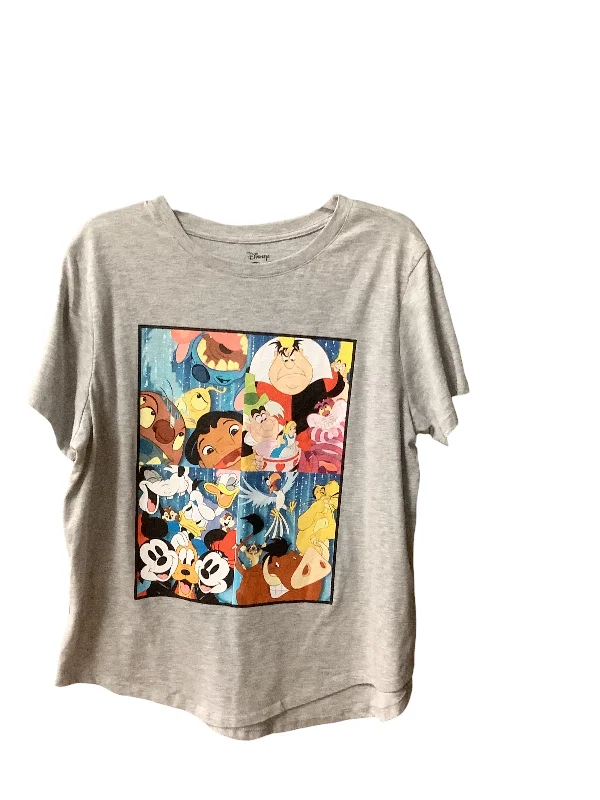 short sleeve t-shirt for relaxed style -Top Short Sleeve By Walt Disney  Size: 3x