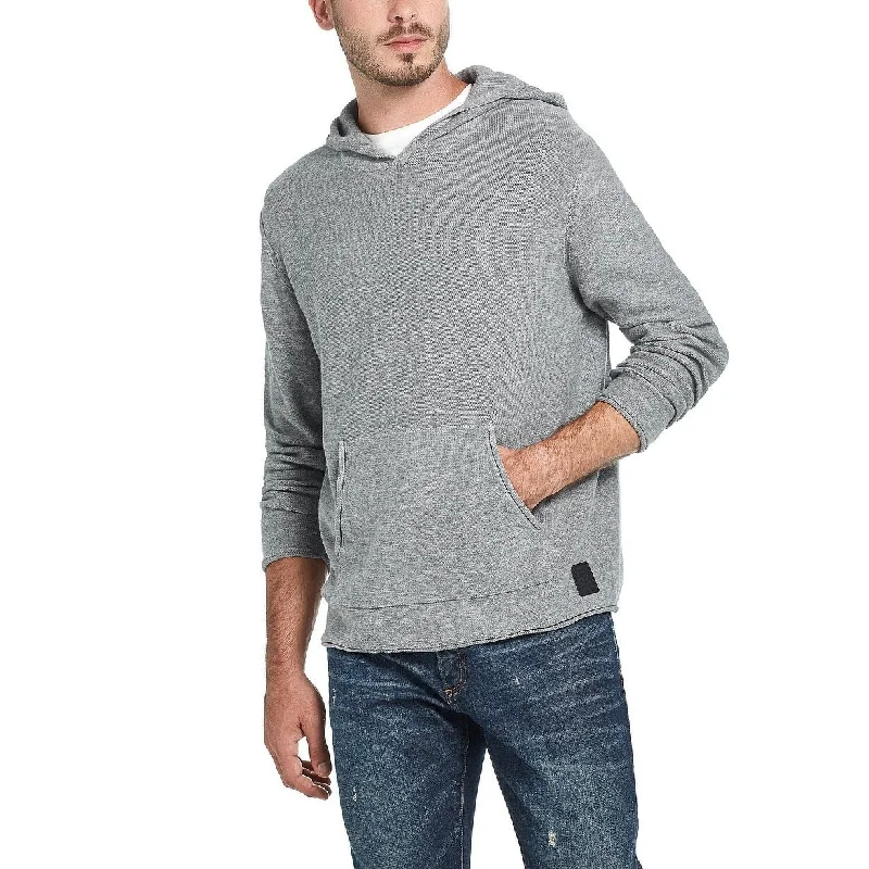 classic wool sweater for casual outings-Weatherproof Vintage Men's Lightweight Hooded Sweatshirt Gray Size Extra Large - X-Large