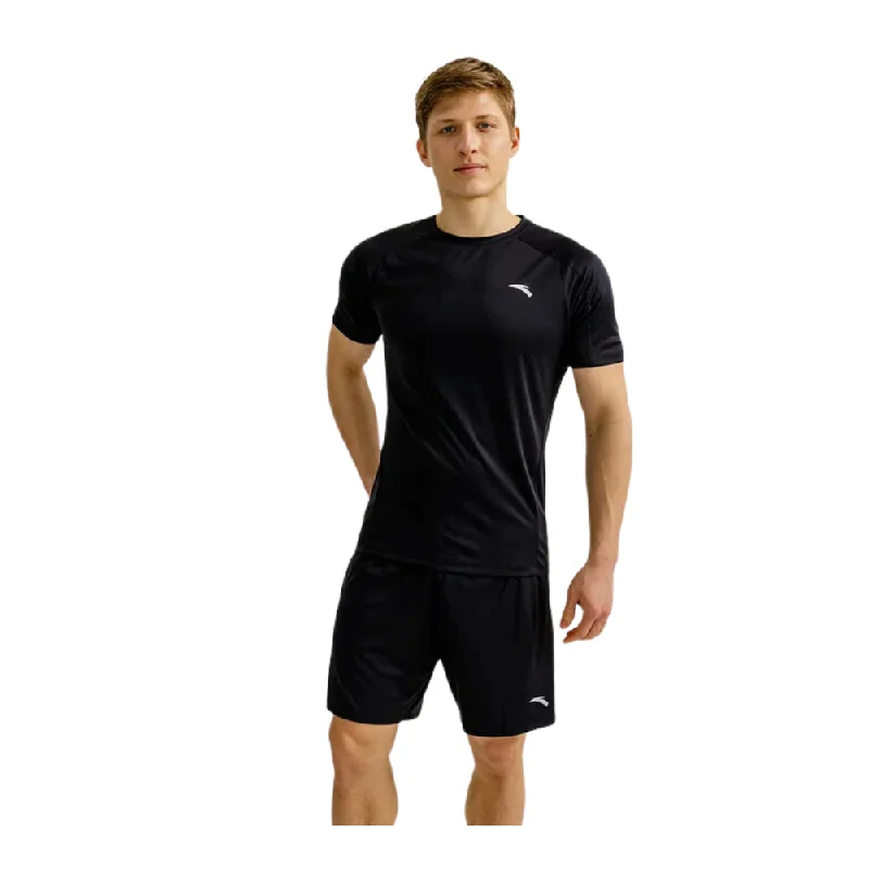 short sleeve hoodie t-shirt -ANTA Men's Football Short Sleeve Tee