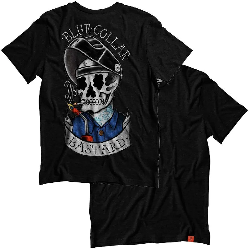 embroidered short sleeve t-shirt -BCB T-Shirt: Black