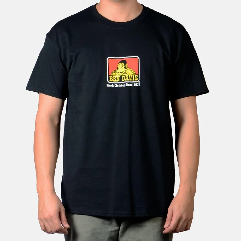 short sleeve t-shirt for hot weather -Classic Logo T-Shirt - Black