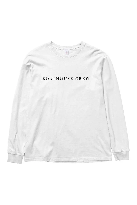 basic short sleeve t-shirt for layering -Boathouse Crew Vintage Long Sleeve