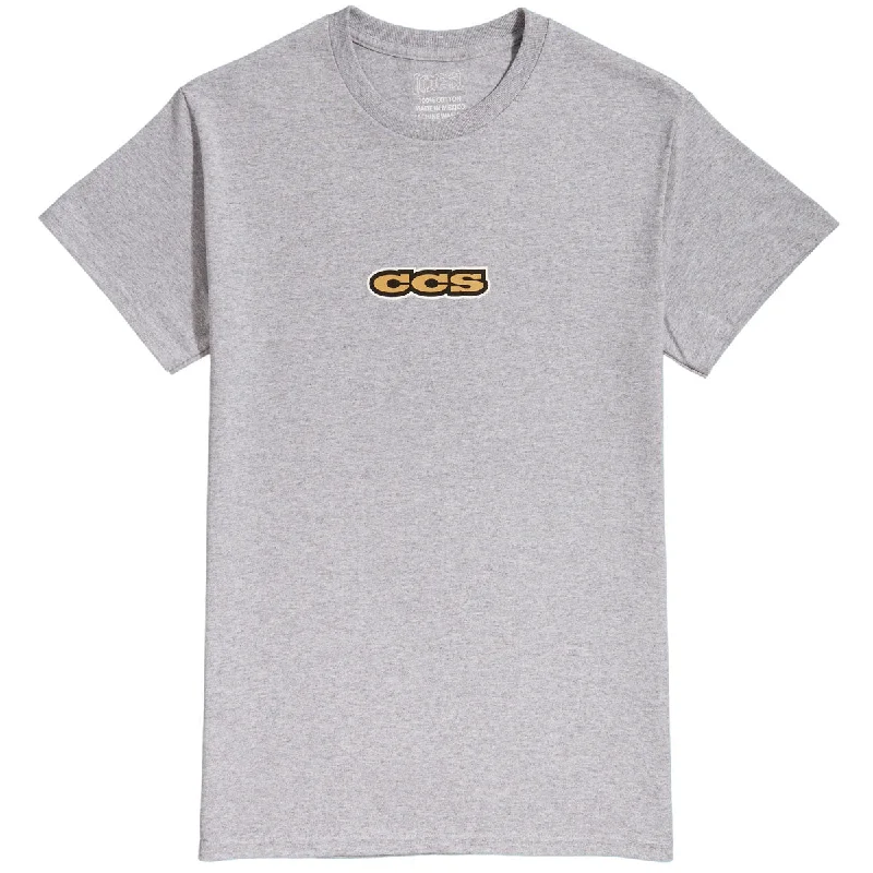 relaxed fit short sleeve t-shirt -CCS 96 Logo T-Shirt - Sport Grey/Gold/White