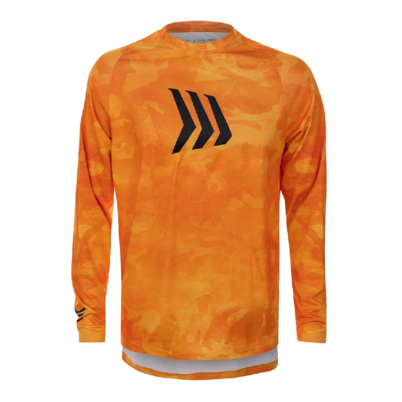 casual short sleeve shirts -Contender Long Sleeve UV "BURNT"