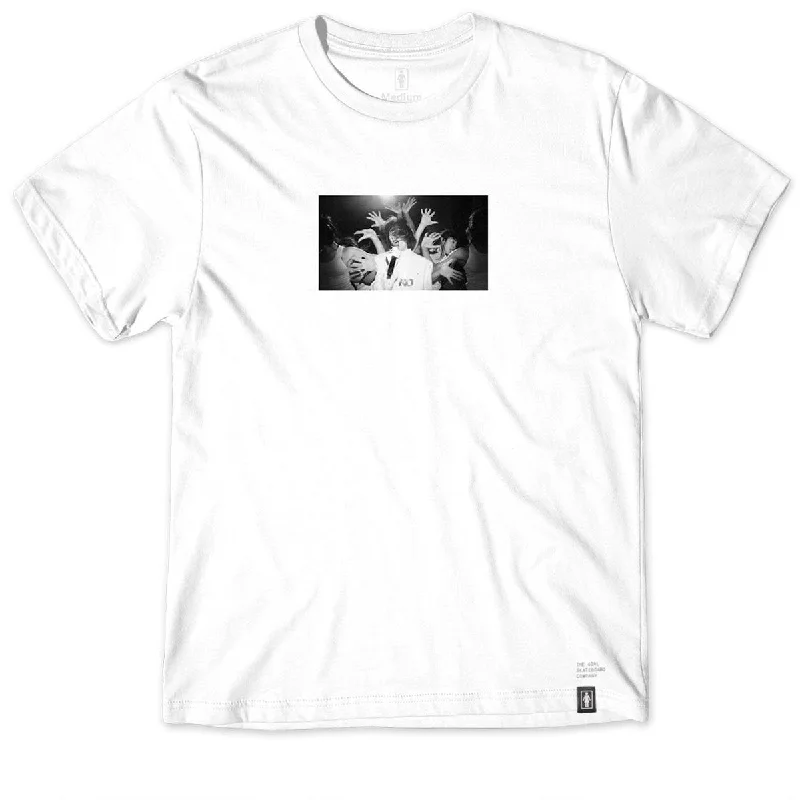 short sleeve sportswear t-shirt -Girl Karen O T-Shirt - White