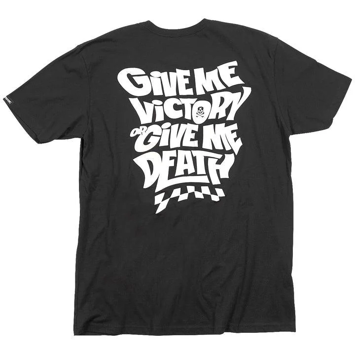 printed short sleeve t-shirt for men -Glory Tee - Black