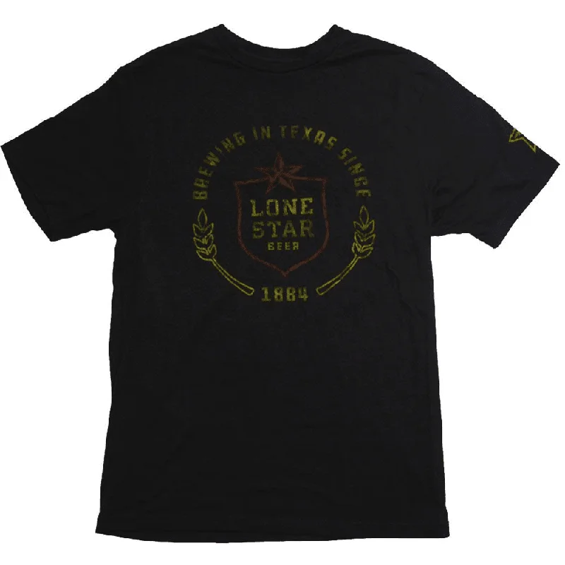 short sleeve summer shirts for women -Lonestar T-shirt - Black