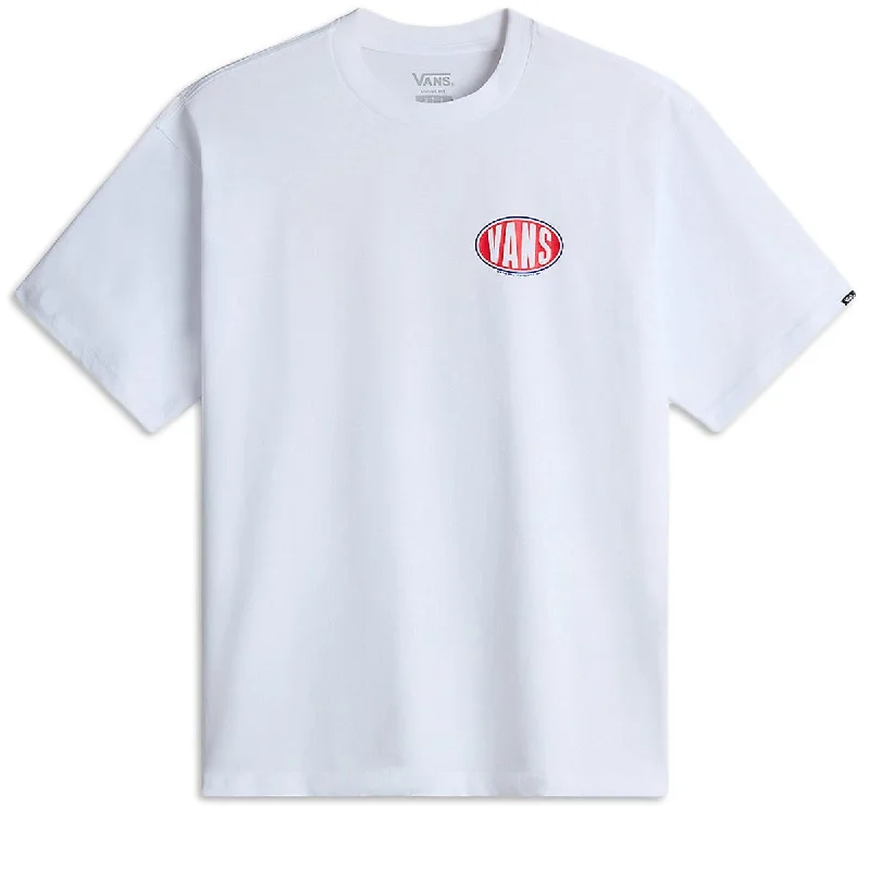 casual graphic short sleeve tee -Vans Spray On T-Shirt - White