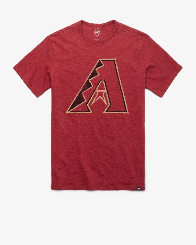 high-end short sleeve shirt for casual events -ARIZONA DIAMONDBACKS GRIT '47 SCRUM TEE