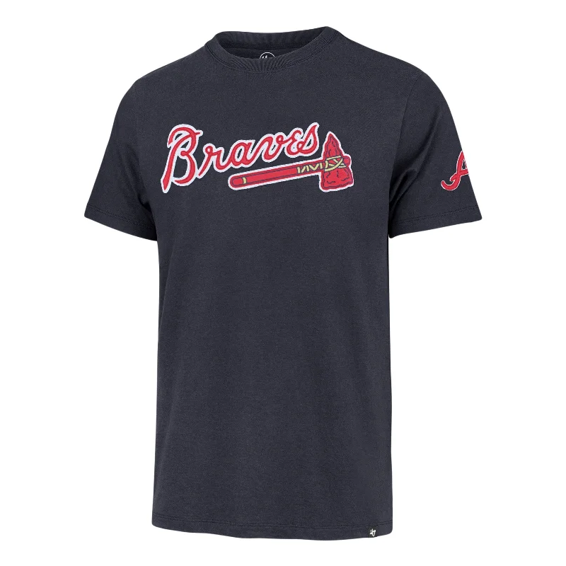 men’s stylish short sleeve t-shirt for gym -ATLANTA BRAVES FRANKLIN '47 FIELDHOUSE TEE