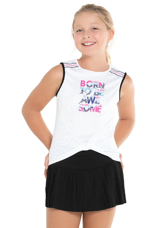 breathable short sleeve t-shirt for women -Born Awesome Tank