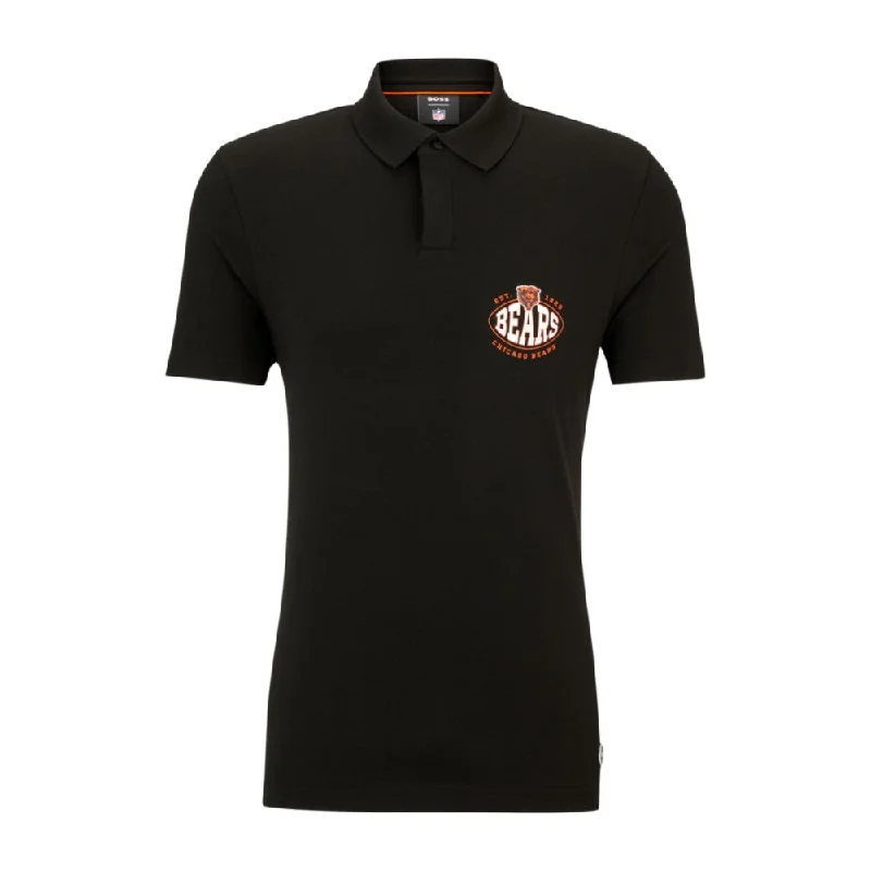 cotton short sleeve t-shirt -BOSS x NFL cotton-piqu polo shirt with collaborative branding