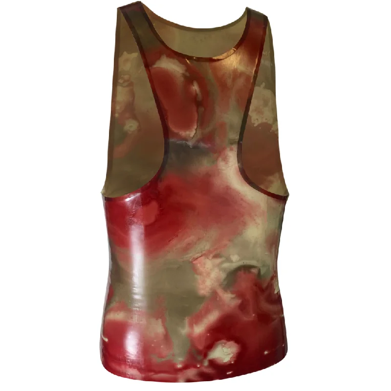 short sleeve workout top for women -Print Memelon Tank