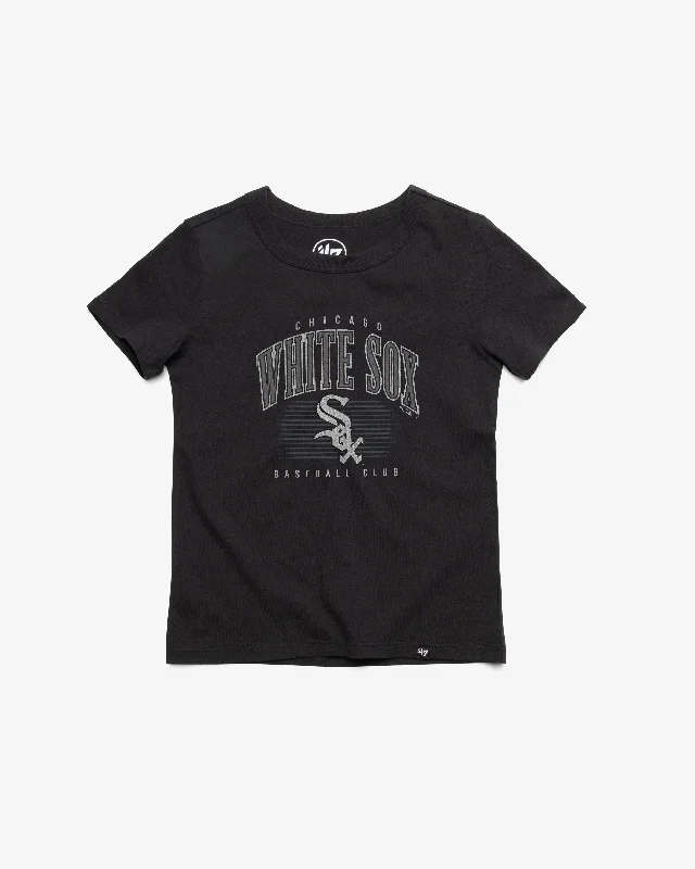 short sleeve top for summer evenings -CHICAGO WHITE SOX COOPERSTOWN DOUBLE HEADER '47 FRANKLIN TEE KIDS