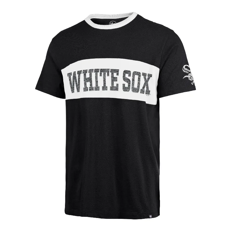 comfortable short sleeve shirt for work -CHICAGO WHITE SOX DOUBLE HEADER CLOSER '47 PARKER TEE