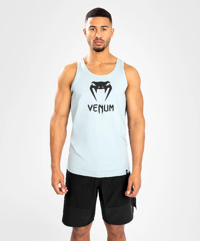 short sleeve top for summer evenings -Venum Classic Tank Top - Clearwater Blue/Black