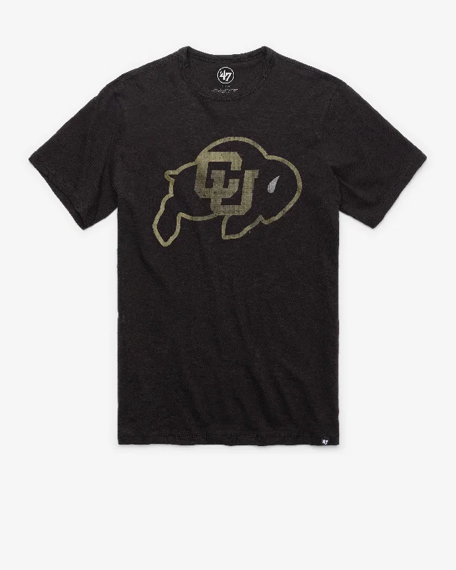 short sleeve t-shirt with bright colors -COLORADO BUFFALOES GRIT '47 SCRUM TEE