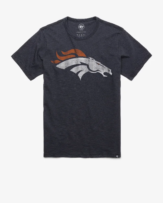 short sleeve hoodie t-shirt -DENVER BRONCOS GRIT '47 SCRUM TEE