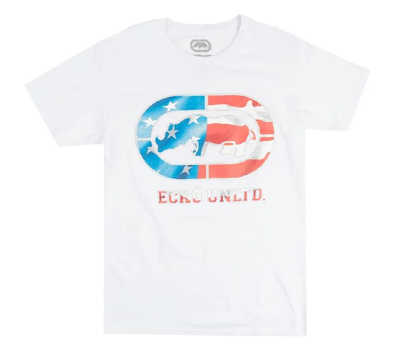 short sleeve graphic tee for kids -ECKO UNLTD GRAPHIC T-SHIRT WHITE - E022T215