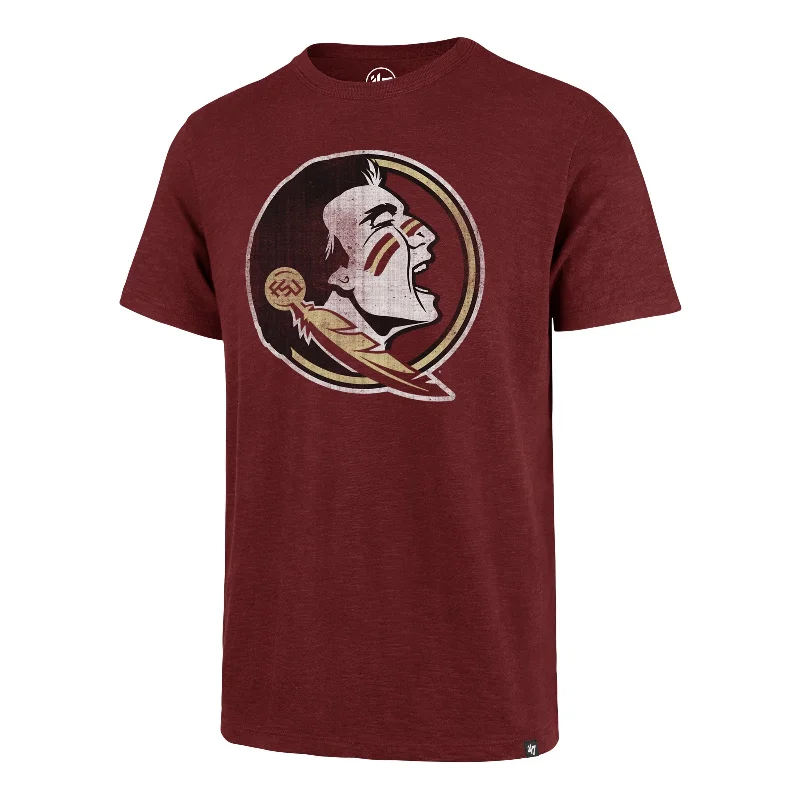 workout short sleeve t-shirt for men -FLORIDA STATE SEMINOLES GRIT '47 SCRUM TEE