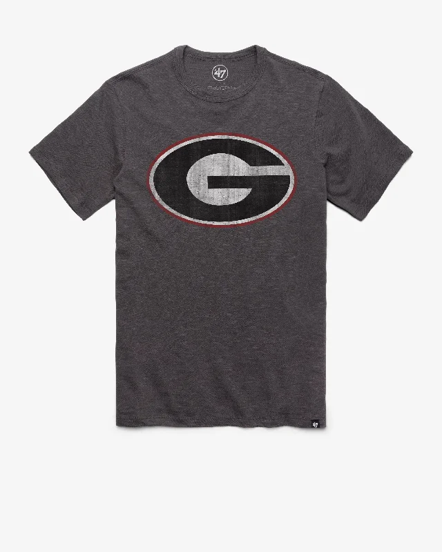 men’s casual short sleeve shirts -GEORGIA BULLDOGS GRIT '47 SCRUM TEE