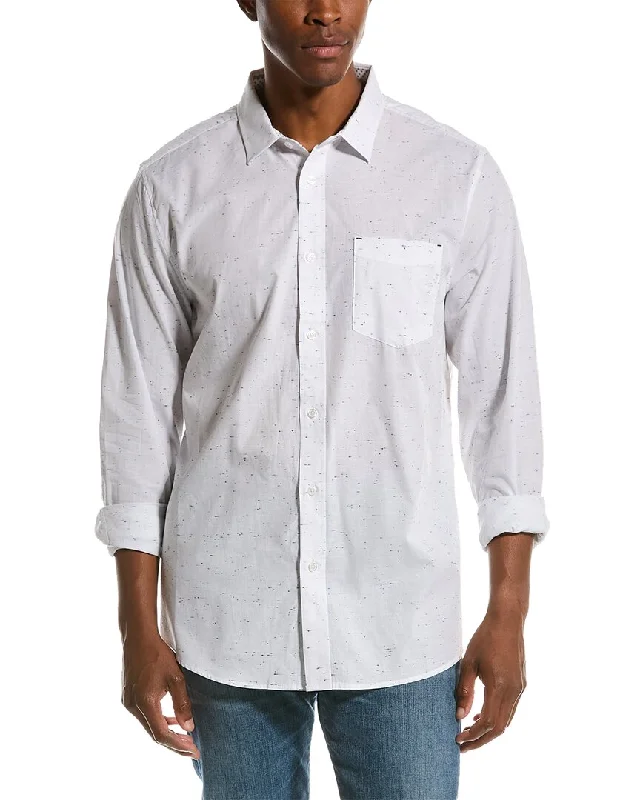 long sleeve button up shirt with cuffs -Heritage Neppy Shirt