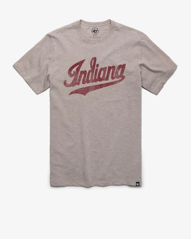 short sleeve t-shirt for chic casual looks -INDIANA HOOSIERS GRIT '47 SCRUM TEE