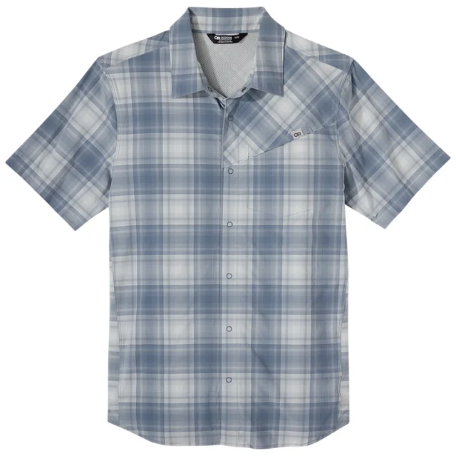 men’s button up shirt for casual date -Men's Astroman S/S Sun Shirt