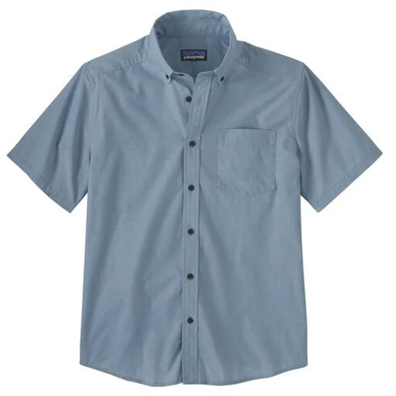 embroidered blouse for work -Men's Daily Shirt