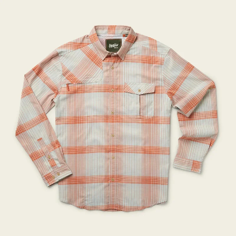 soft cotton shirt with rolled sleeves -Men's Matagorda Longsleeve Shirt