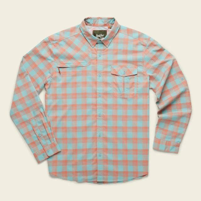 COR River Plaid: Coral