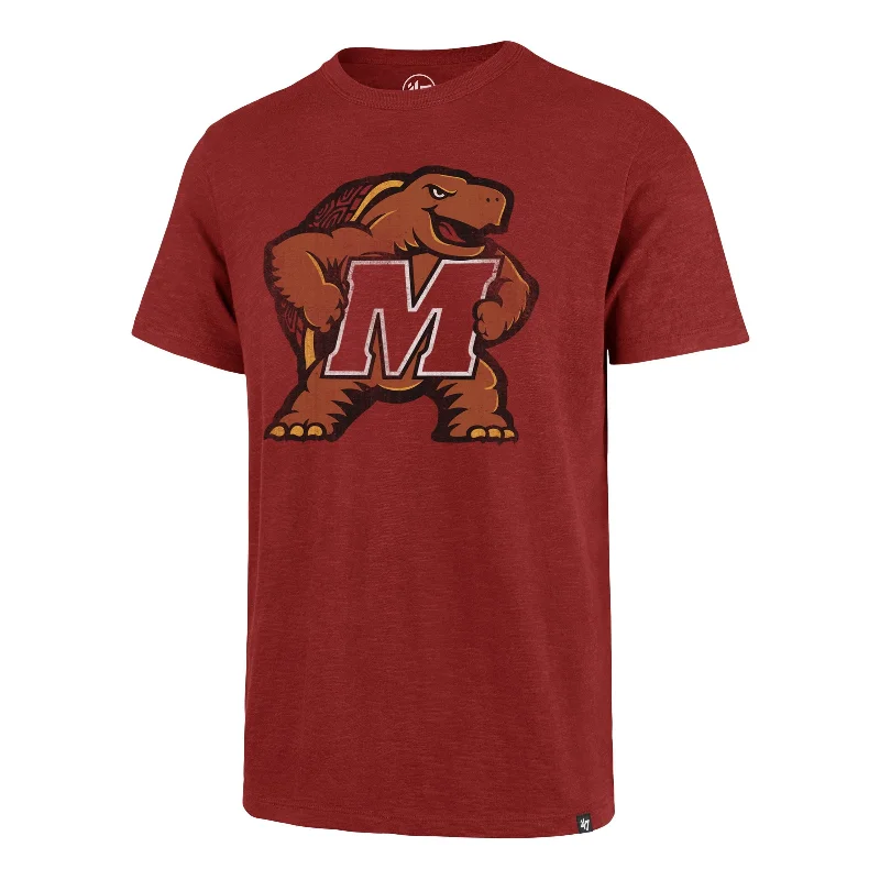 classic short sleeve t-shirt with stripes -MARYLAND TERRAPINS GRIT '47 SCRUM TEE