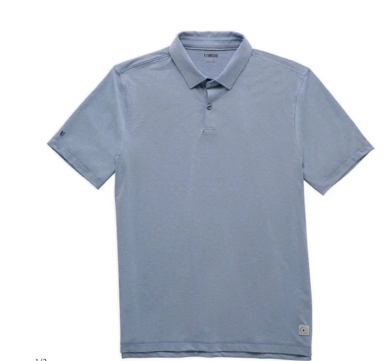 stylish fitted short sleeve shirt for men -Men's Drysdale Polo Shirt In Harbor