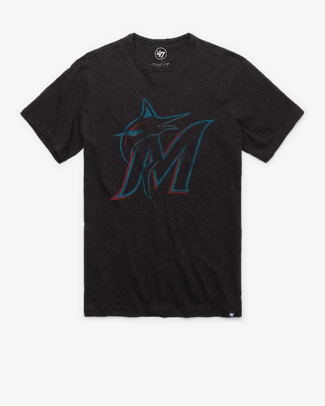 short sleeve top for summer evenings -MIAMI MARLINS GRIT '47 SCRUM TEE