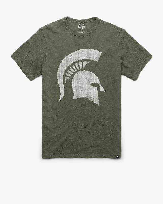 comfortable fit short sleeve t-shirt -MICHIGAN STATE SPARTANS GRIT '47 SCRUM TEE