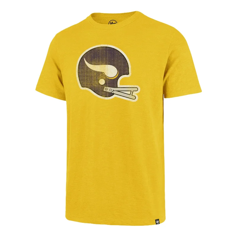 short sleeve t-shirt with floral print -MINNESOTA VIKINGS HISTORIC GRIT '47 SCRUM TEE