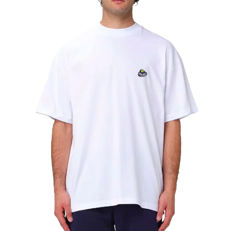 athletic fit short sleeve t-shirt -MSGM Crewneck Short-Sleeved T-Shirt White