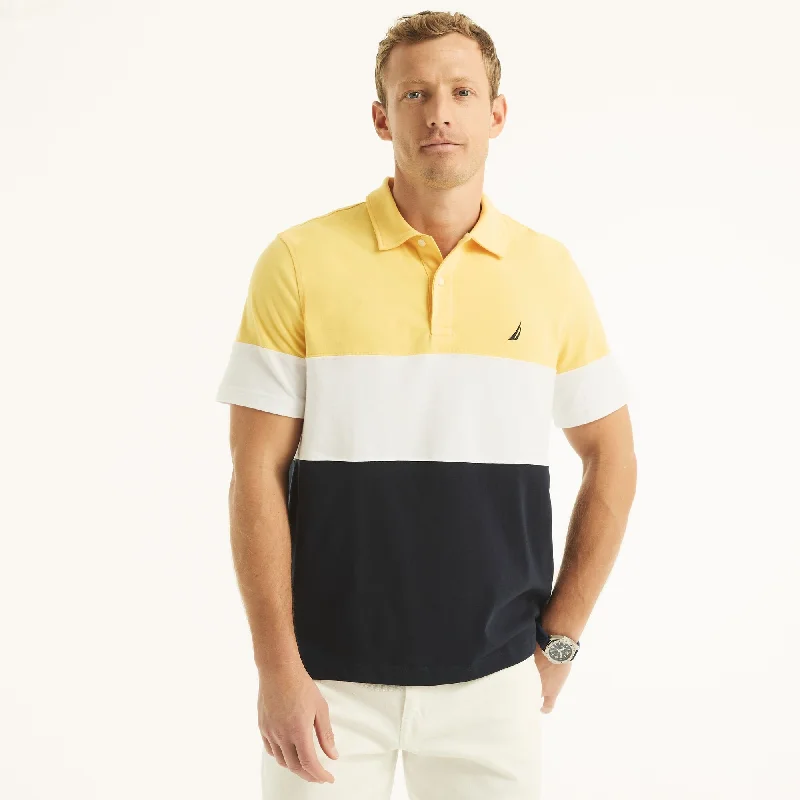 men’s shirt for weekend casual wear -Nautica Mens Classic Fit Colorblock Polo