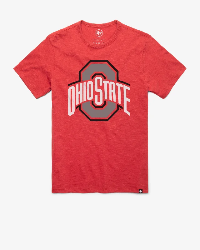 stylish short sleeve t-shirt -OHIO STATE BUCKEYES GRIT '47 SCRUM TEE