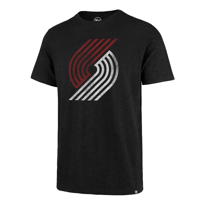 short sleeve t-shirt for running activities -PORTLAND TRAIL BLAZERS GRIT '47 SCRUM TEE