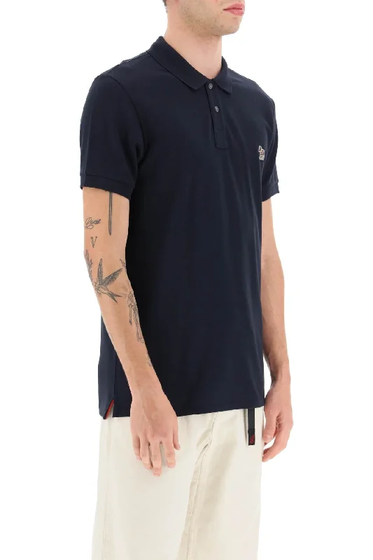 short sleeve t-shirt for travel -Ps Paul Smith Slim Fit Polo Shirt In Organic Cotton