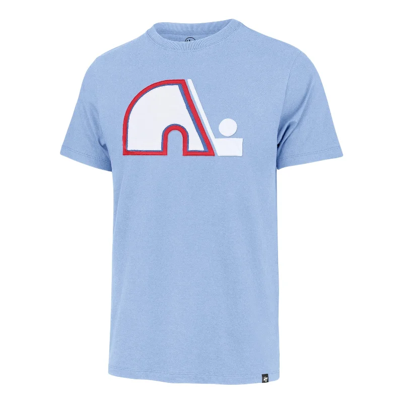 summer short sleeve t-shirt -QUEBEC NORDIQUES VINTAGE FRANKLIN KNOCKOUT '47 FIELDHOUSE TEE