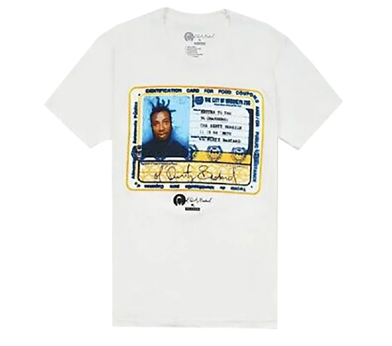 men’s short sleeve casual button-up -REASON X ODB WU TANG T-SHIRT WHITE - ODB-12