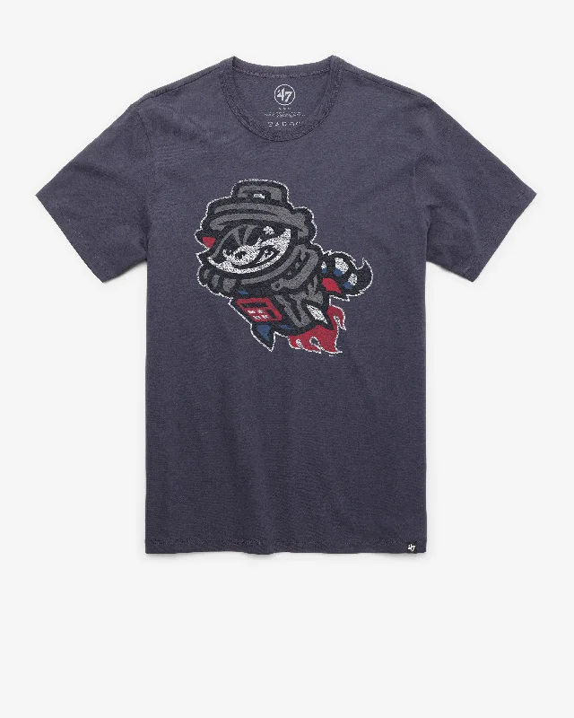 trendy short sleeve top for casual occasions -ROCKET CITY TRASH PANDAS PREMIER '47 FRANKLIN TEE