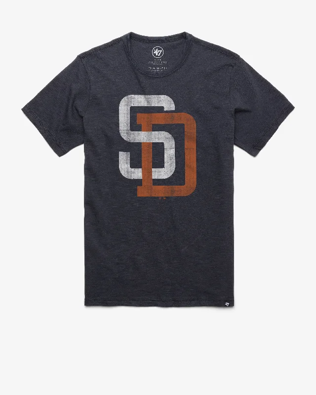 affordable short sleeve t-shirt -SAN DIEGO PADRES COOPERSTOWN GRIT '47 SCRUM TEE