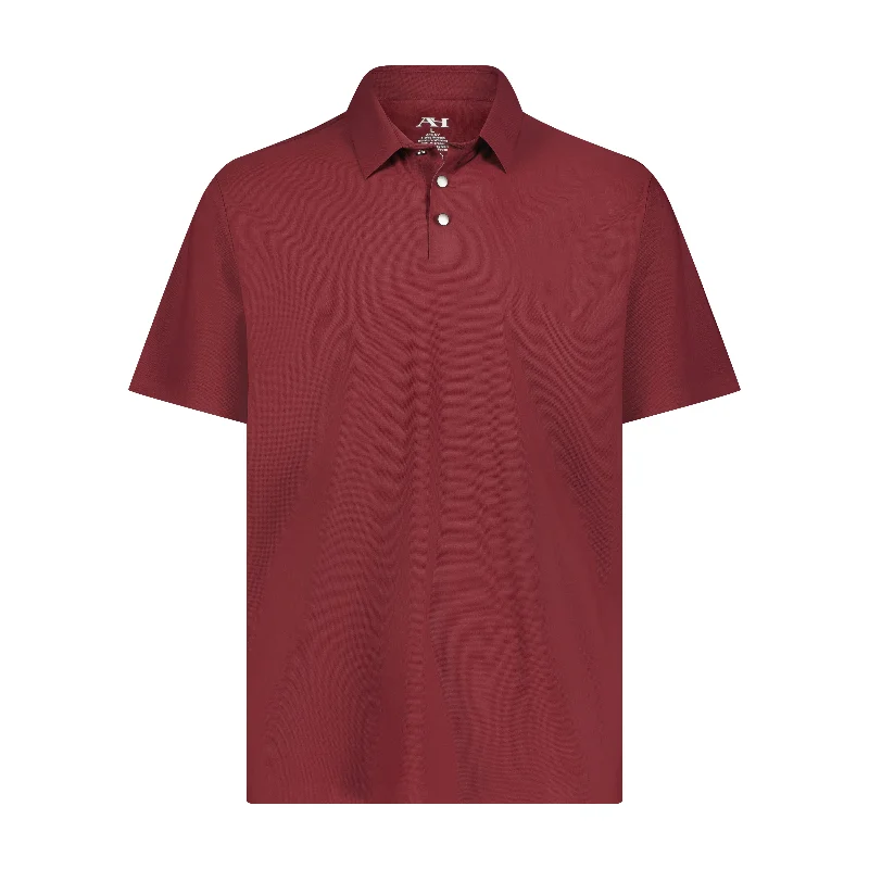 short sleeve plaid shirt for casual wear -Seamless Performance Polo